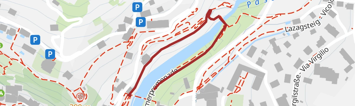Route map: Passeggiata Gilf